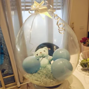 בלון הפתעה דובון ובלונים קטנים