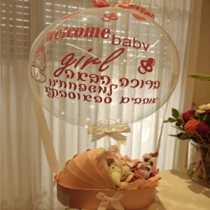 הדפסת טקסט מפתיע על בלונים